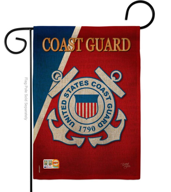 Coast Guard - Military Americana Vertical Impressions Decorative Flags HG108056 Made In USA - Image 11
