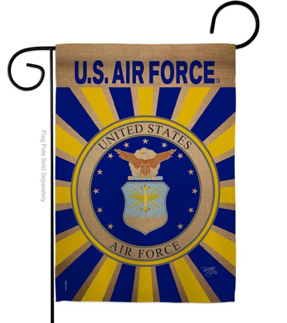 Air Force - Military Americana Vertical Impressions Decorative Flags HG108395 Made In USA - Image 2