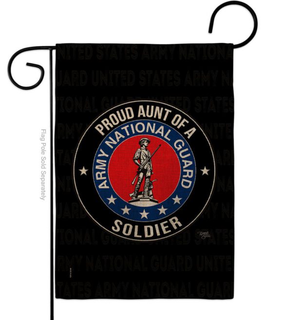 Army Proud Aunt Soldier - Military Americana Vertical Impressions Decorative Flags HG108492 Made In USA - Image 12