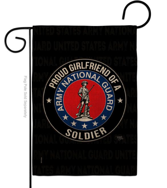 Army Proud Girlfriend Soldier - Military Americana Vertical Impressions Decorative Flags HG108546 Made In USA - Image 12