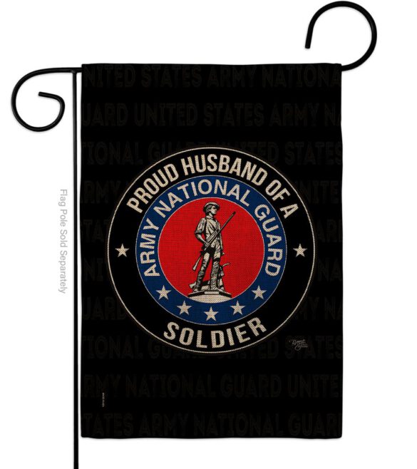 Army Proud Husband Soldier - Military Americana Vertical Impressions Decorative Flags HG108564 Made In USA - Image 12