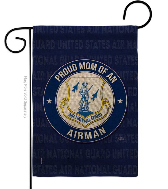Air Force Proud Mom Airman - Military Americana Vertical Impressions Decorative Flags HG108570 Made In USA - Image 12
