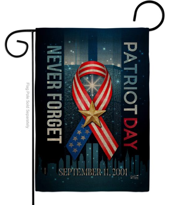 911 Never Forget - Military Americana Vertical Impressions Decorative Flags HG137290 Made In USA - Image 12