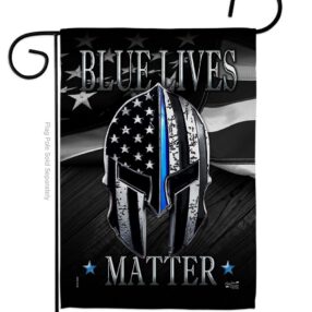 Blue Live Matter - Military Americana Vertical Impressions Decorative Flags HG137293 Made In USA