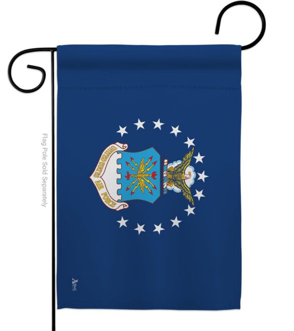 Air Force - Military Americana Vertical Impressions Decorative Flags HG140304 Made In USA - Image 2