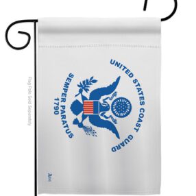 Coast Guard - Military Americana Vertical Impressions Decorative Flags HG140312 Made In USA