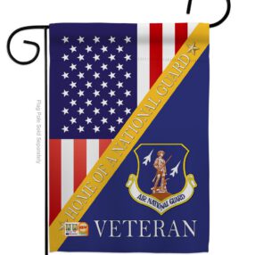 Home of Air National Guard - Military Americana Vertical Impressions Decorative Flags HG140610 Made In USA