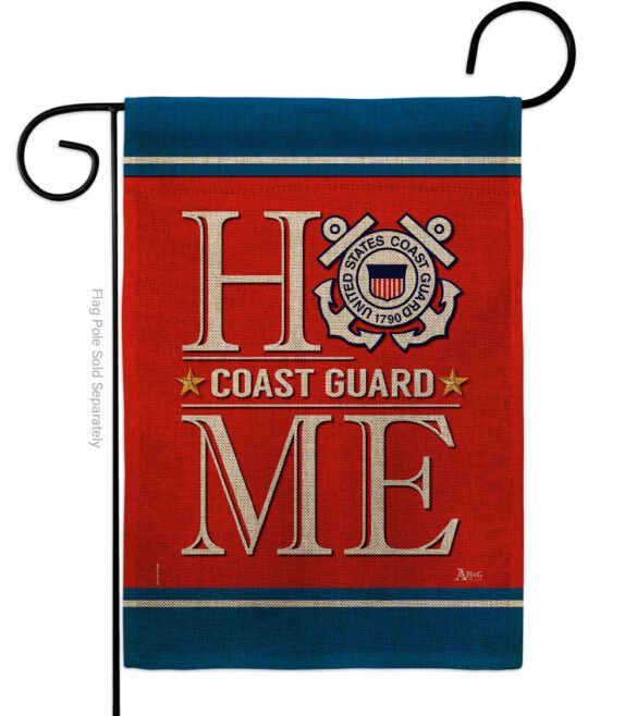 Coast Guard Home - Military Americana Vertical Impressions Decorative Flags HG140629 Made In USA - Image 11