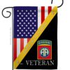 Home of 82nd Airborne - Military Americana Vertical Impressions Decorative Flags HG140891 Made In USA