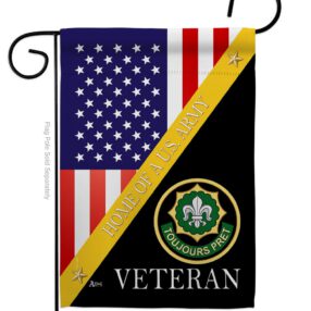 Home of 2nd Cavalry Regiment - Military Americana Vertical Impressions Decorative Flags HG140895 Made In USA