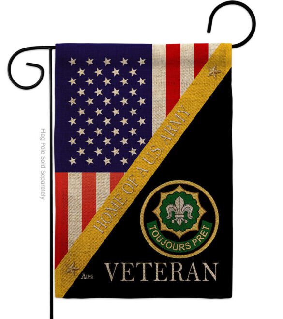 Home of 2nd Cavalry Regiment - Military Americana Vertical Impressions Decorative Flags HG140895 Made In USA - Image 11