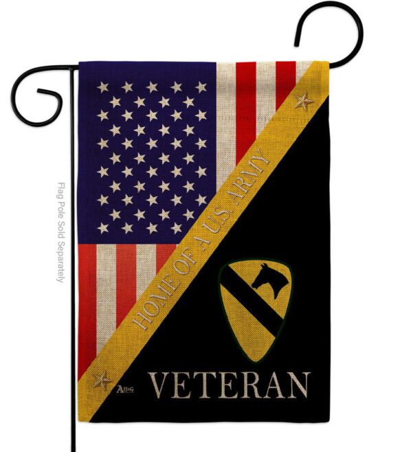 Home of 1st Cavalry Division - Military Americana Vertical Impressions Decorative Flags HG140896 Made In USA - Image 11