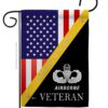 Home of Airborne - Military Americana Vertical Impressions Decorative Flags HG140900 Made In USA