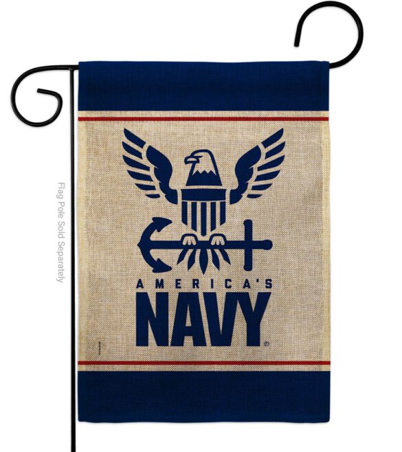 America Navy - Military Americana Vertical Impressions Decorative Flags HG170033 Made In USA - Image 12