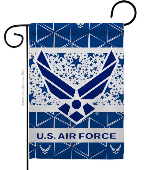 Air Force - Military Americana Vertical Impressions Decorative Flags HG170148 Made In USA - Image 2