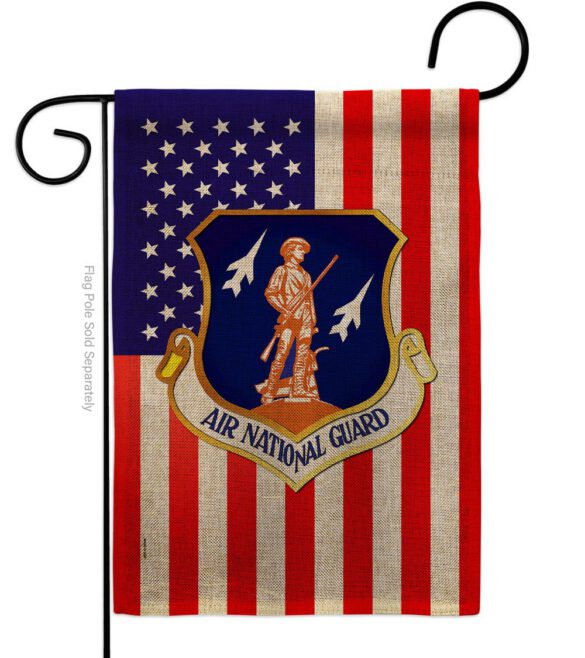 Air National Guard - Military Americana Vertical Impressions Decorative Flags HG170169 Made In USA - Image 14