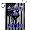 Blue Lives Matter - Military Americana Vertical Impressions Decorative Flags HG192286 Made In USA