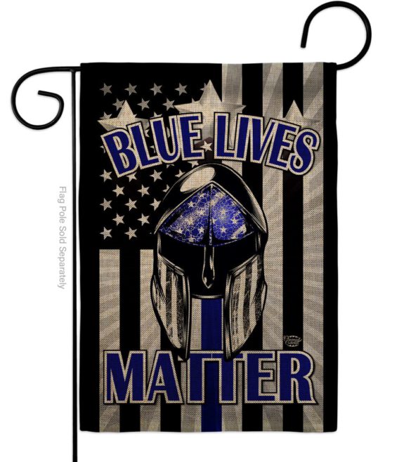 Blue Lives Matter - Military Americana Vertical Impressions Decorative Flags HG192286 Made In USA - Image 11