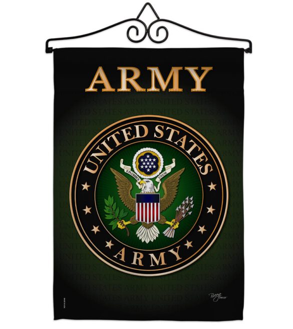 Army - Military Americana Vertical Impressions Decorative Flags HG108055 Made In USA - Image 8