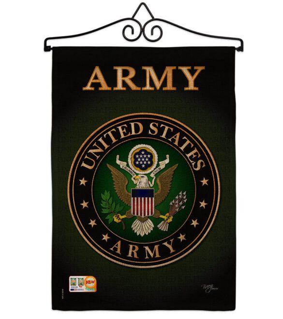 Army - Military Americana Vertical Impressions Decorative Flags HG108055 Made In USA - Image 15