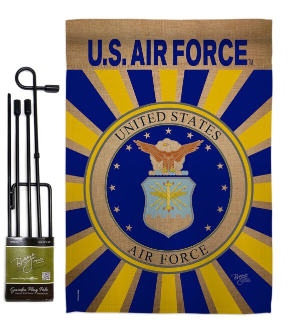 Air Force - Military Americana Vertical Impressions Decorative Flags HG108395 Made In USA - Image 5