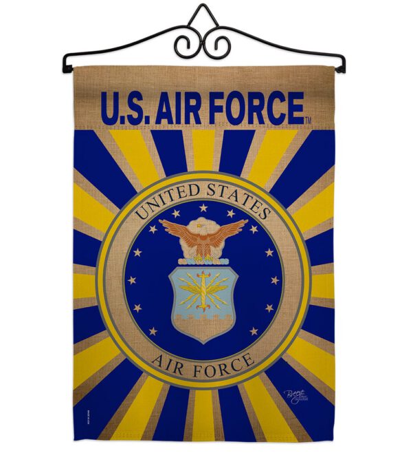 Air Force - Military Americana Vertical Impressions Decorative Flags HG108395 Made In USA - Image 8