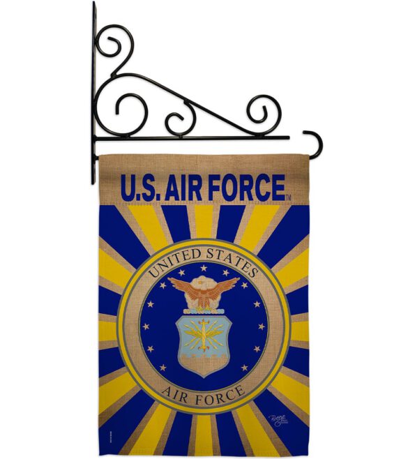 Air Force - Military Americana Vertical Impressions Decorative Flags HG108395 Made In USA - Image 9