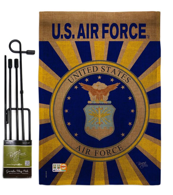 Air Force - Military Americana Vertical Impressions Decorative Flags HG108395 Made In USA - Image 13