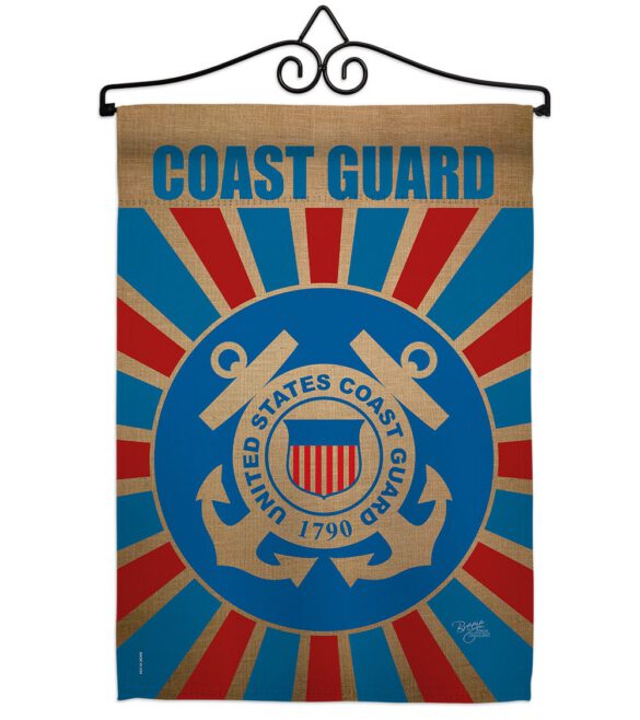 Coast Guard - Military Americana Vertical Impressions Decorative Flags HG108397 Made In USA - Image 7