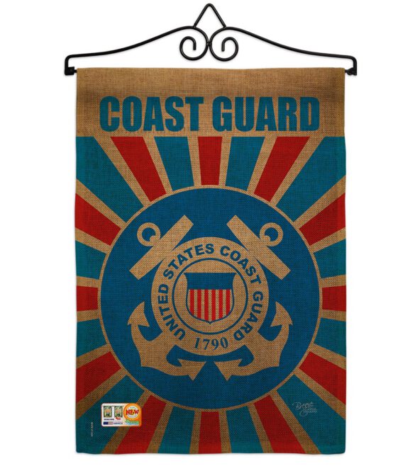 Coast Guard - Military Americana Vertical Impressions Decorative Flags HG108397 Made In USA - Image 13