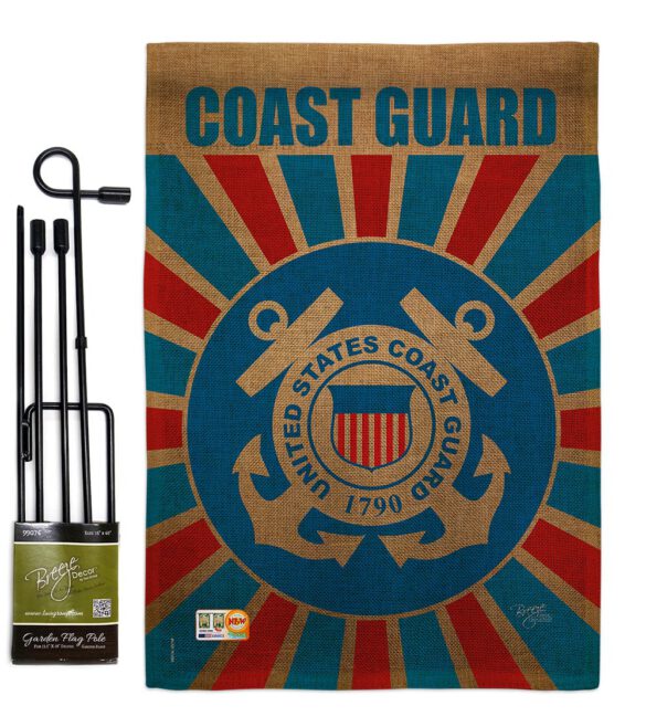 Coast Guard - Military Americana Vertical Impressions Decorative Flags HG108397 Made In USA - Image 12