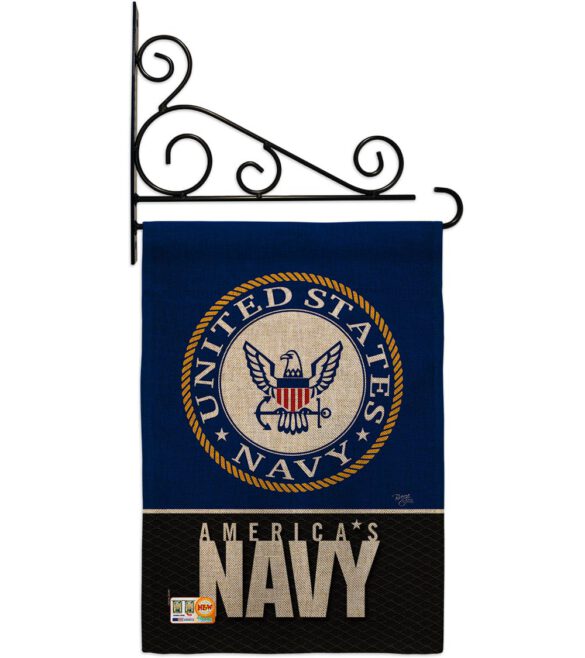 America Navy - Military Americana Vertical Impressions Decorative Flags HG108408 Made In USA - Image 15