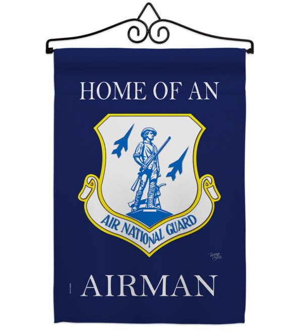 Home of Air National Guard Airman - Military Americana Vertical Impressions Decorative Flags HG108470 Made In USA - Image 7