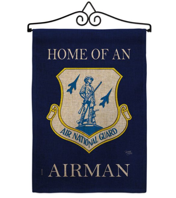 Home of Air National Guard Airman - Military Americana Vertical Impressions Decorative Flags HG108470 Made In USA - Image 13