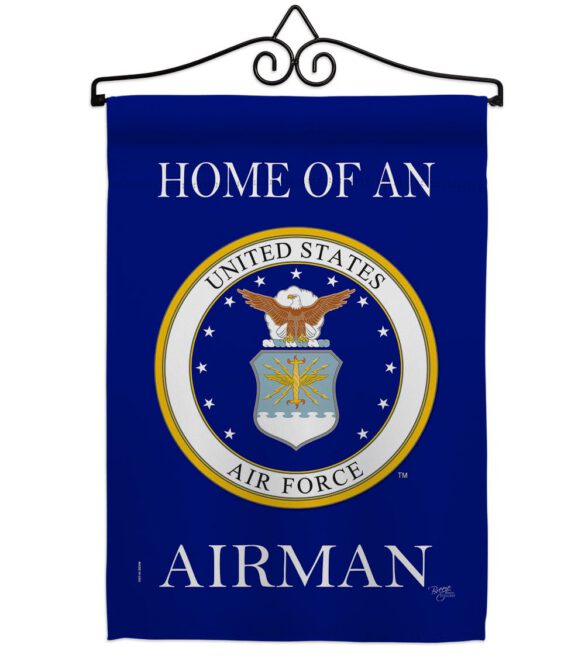 Home of Airman - Military Americana Vertical Impressions Decorative Flags HG108475 Made In USA - Image 7