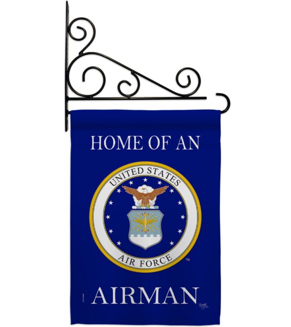 Home of Airman - Military Americana Vertical Impressions Decorative Flags HG108475 Made In USA - Image 8