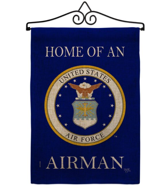Home of Airman - Military Americana Vertical Impressions Decorative Flags HG108475 Made In USA - Image 13