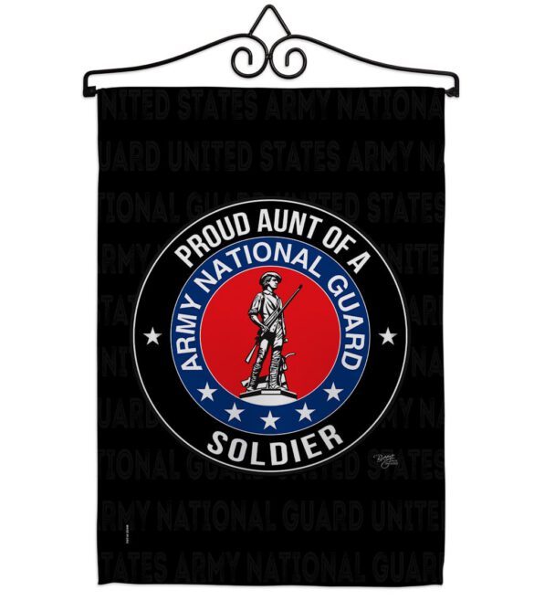 Army Proud Aunt Soldier - Military Americana Vertical Impressions Decorative Flags HG108492 Made In USA - Image 8