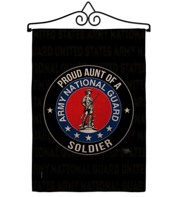Army Proud Aunt Soldier - Military Americana Vertical Impressions Decorative Flags HG108492 Made In USA - Image 18
