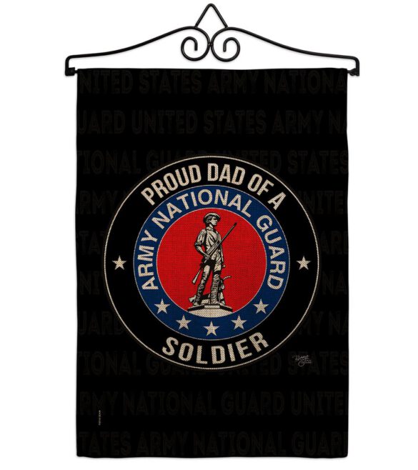 Army Proud Dad Soldier - Military Americana Vertical Impressions Decorative Flags HG108519 Made In USA - Image 18