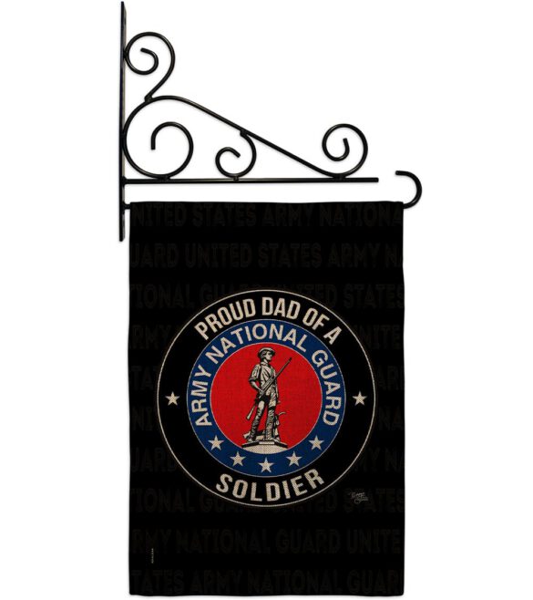 Army Proud Dad Soldier - Military Americana Vertical Impressions Decorative Flags HG108519 Made In USA - Image 19