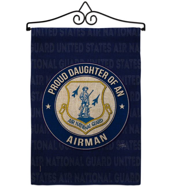 Air Force Proud Daughter Airman - Military Americana Vertical Impressions Decorative Flags HG108525 Made In USA - Image 18