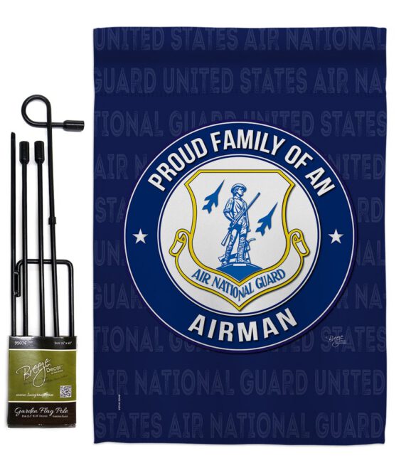 Air Force Proud Family Airman - Military Americana Vertical Impressions Decorative Flags HG108534 Made In USA - Image 5