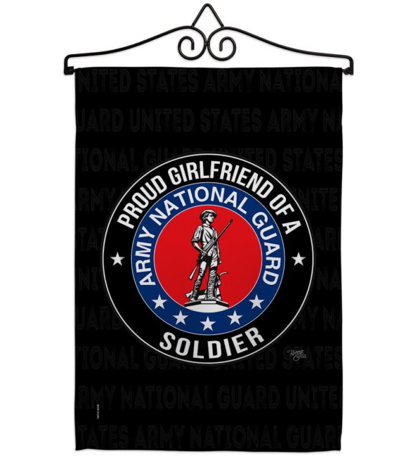 Army Proud Girlfriend Soldier - Military Americana Vertical Impressions Decorative Flags HG108546 Made In USA - Image 8
