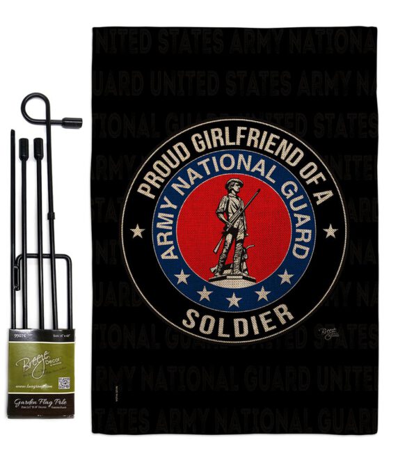 Army Proud Girlfriend Soldier - Military Americana Vertical Impressions Decorative Flags HG108546 Made In USA - Image 15