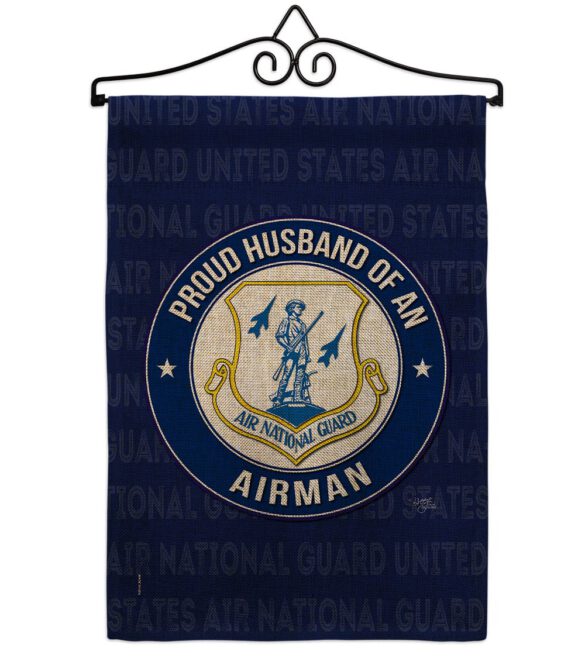 Air Force Proud Husband Airman - Military Americana Vertical Impressions Decorative Flags HG108561 Made In USA - Image 18