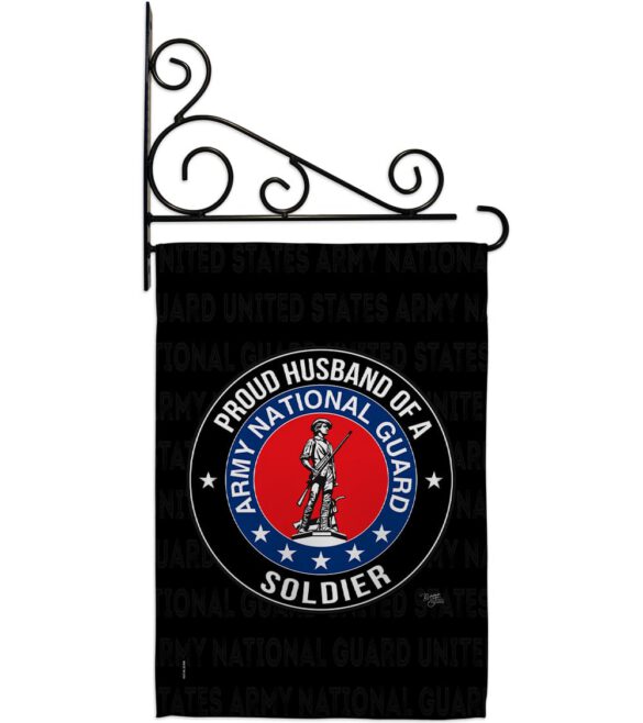 Army Proud Husband Soldier - Military Americana Vertical Impressions Decorative Flags HG108564 Made In USA - Image 9