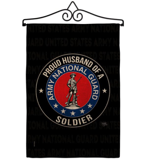Army Proud Husband Soldier - Military Americana Vertical Impressions Decorative Flags HG108564 Made In USA - Image 18