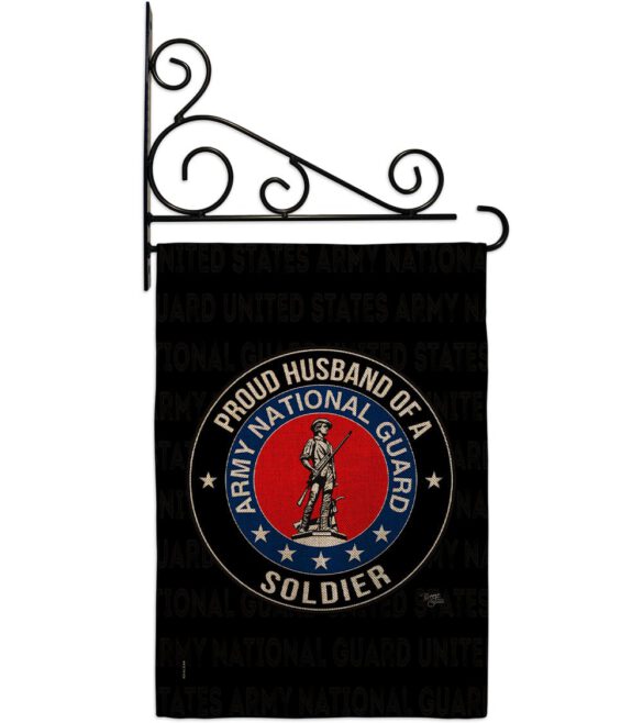 Army Proud Husband Soldier - Military Americana Vertical Impressions Decorative Flags HG108564 Made In USA - Image 19