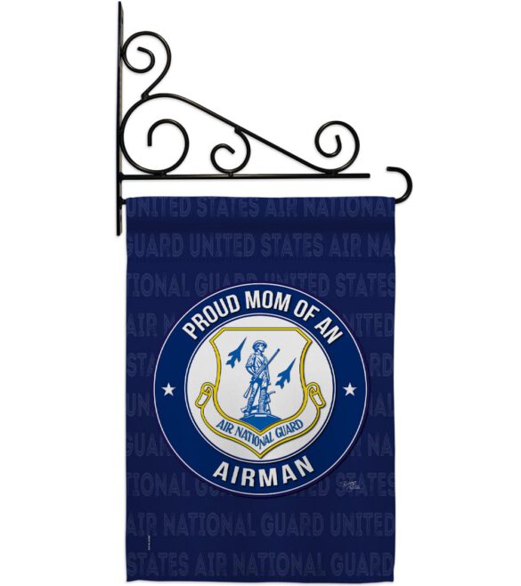 Air Force Proud Mom Airman - Military Americana Vertical Impressions Decorative Flags HG108570 Made In USA - Image 9